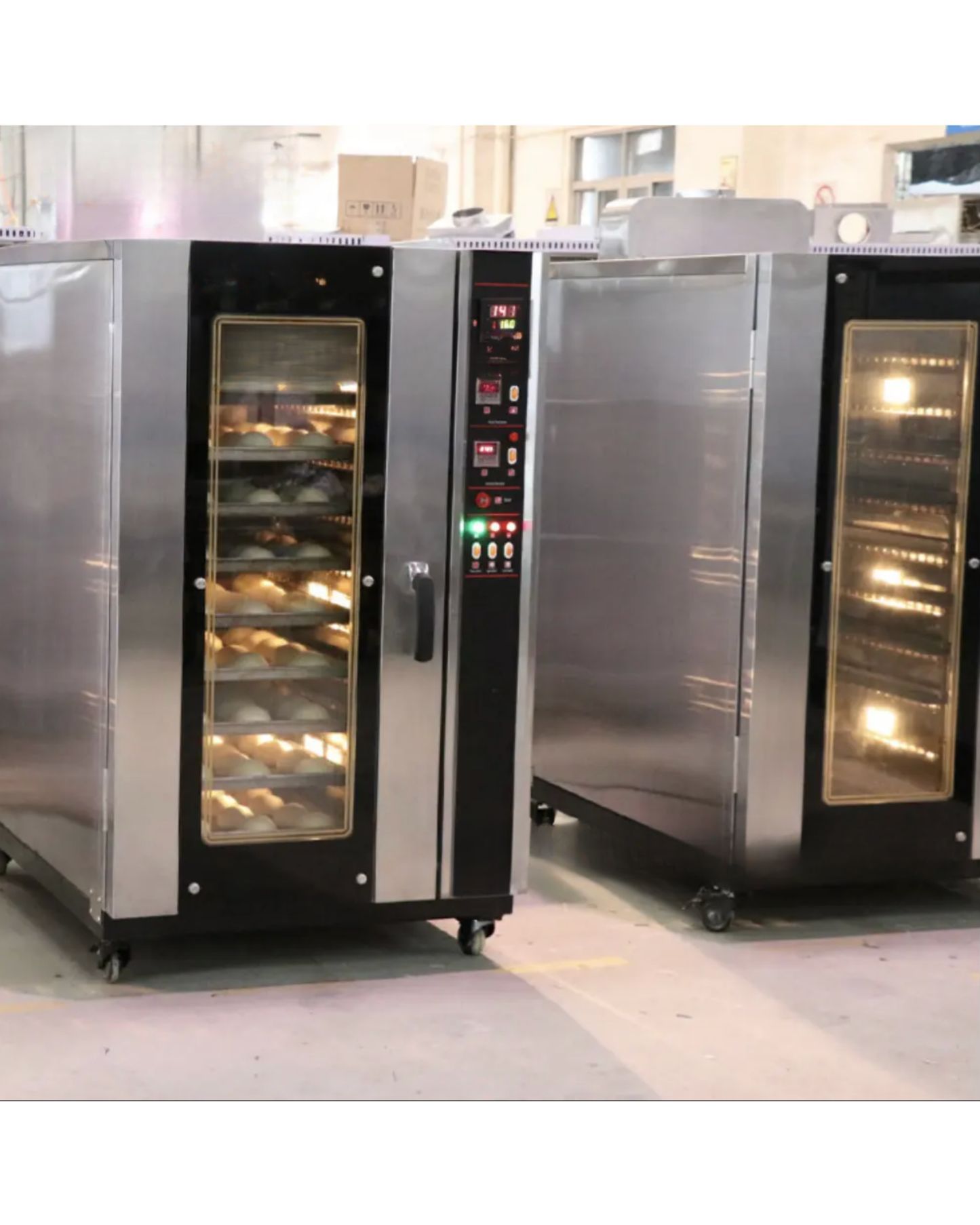 Baagu Gazlı Konveksiyonlu Buhar ile Pişirme Fırını Ticari elektrikli RFL-10R