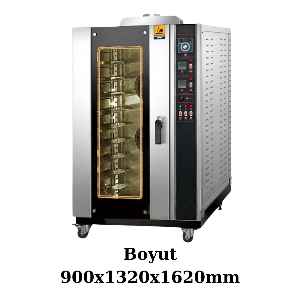 Baagu Gazlı Konveksiyonlu Buhar ile Pişirme Fırını Ticari elektrikli RFL-10R