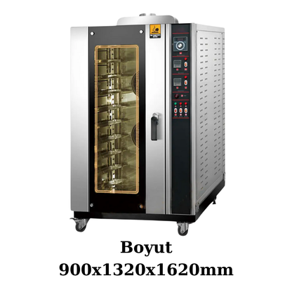 Baagu Gazlı Konveksiyonlu Buhar ile Pişirme Fırını Ticari elektrikli RFL-10R