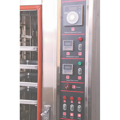 Baagu Gazlı Konveksiyonlu Buhar ile Pişirme Fırını Ticari elektrikli RFL-8R
