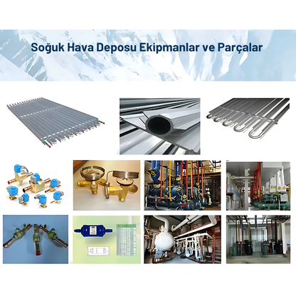 Soğuk Oda Dondurucu Soğutucu Verimli Büyük ve Pratik İzolasyonlu Orta Büyük